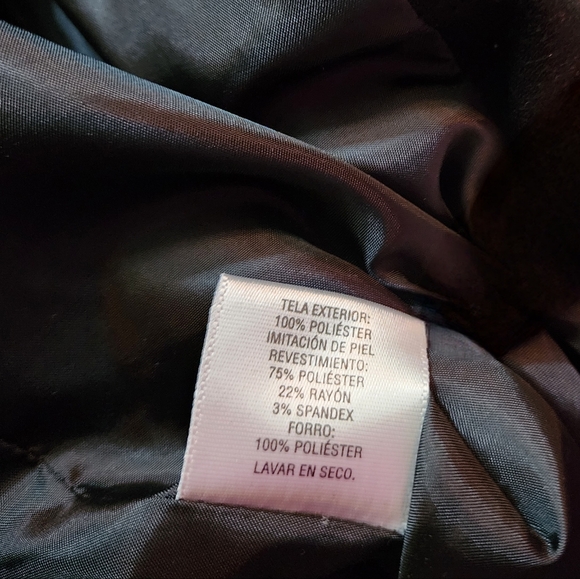 JM COLLECTION BLACK FAUX FUR VEST SIZE L - Picture 7 of 9